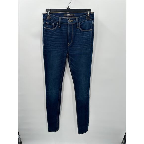 HUDSON JEANS NWT Barbara High Waist Super Skinny Denim Jeans Requiem // 25 Long - Picture 3 of 13